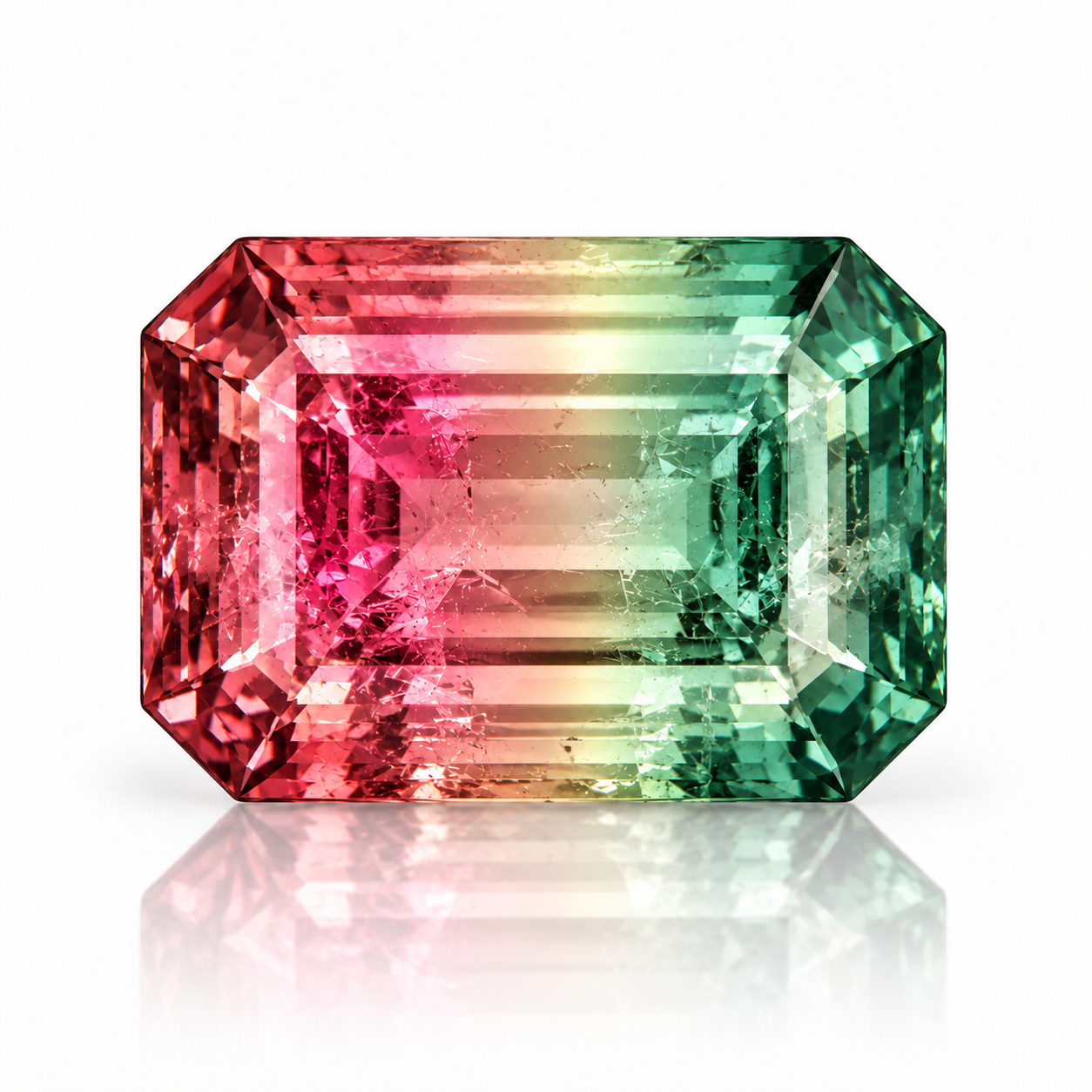 7.04 ct Emerald Cut Tourmaline